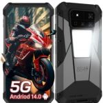 هاتف ذكي تانك 4 برو 5G مع جهاز عرض 720P الأبعاد 8300 32GB+512GB 3k AMOLED اندرويد 14