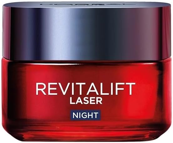 لوريال باريس Revitalift Laser X3 Care كريم ليلي مضاد للشيخوخة حمض الهيالورونيك