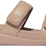 Fitflop Women's F-Mode Go Adjustable Flatform Two-bar Slides Sliding Sandals