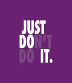 ⁦تي شيرت قطني مطبوع عليه عبارة «Just Do[Not Do] Don't It | تعليق فكاهي ساخر مضحك | رسالة تحفيزية رياضية للرجال⁩ - الصورة ⁦3⁩