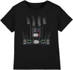 ⁦ستار ورز تي شيرت ستار ورز Darth Vader للأولاد، تي شيرت للأطفال من الجنسين⁩ - الصورة ⁦3⁩