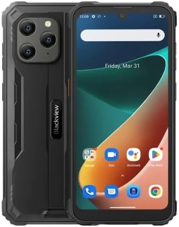 هاتف BV5300 بلس متين 8 جيجابايت 128 جيجابايت اندرويد 13 هيليو G72 شاشة 6.1 بوصة HD 6580mAh كاميرا 13MP مقاوم للماء 4G