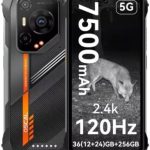 جوال بايلوت 3 5G بتقنية الذكاء الاصطناعي متين MTK 6300، شاشة 6.75 انش 2.4 كيه 120 هرتز، 12 جيجا 256 جيجا، 7500 امبير في الساعة