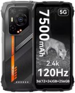 جوال بايلوت 3 5G بتقنية الذكاء الاصطناعي متين MTK 6300، شاشة 6.75 انش 2.4 كيه 120 هرتز، 12 جيجا 256 جيجا، 7500 امبير في الساعة
