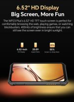 ⁦هاتف ذكي WP23 بلس مقاوم للماء 24GB+256GB بطارية 10600mAh شاشة 6.55 انش اندرويد 14⁩ - الصورة ⁦8⁩