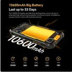 ⁦هاتف ذكي WP23 برو متين مقاوم للماء ثماني النواة 8GB+128GB 6.52 انش HD اندرويد 13 موبايل 10600mAh كاميرا 13MP ان اف سي⁩ - الصورة ⁦3⁩