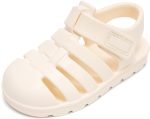 FUNKYMONKEY Unisex-Child Closed-Toe Sandals Summer Sport Lightweight Sandal EVA Outdoor Water Shoes for Boys and Girls