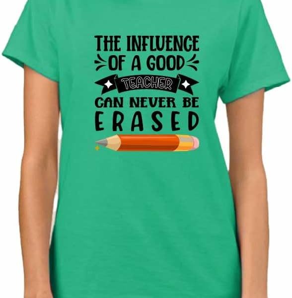 تي شيرتات نسائية مطبوعة ليوم المعلم هدية للمعلمين البالغين من القطن الناعم، ملابس كاجوال مريحة، بلايز تقدير المعلم