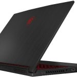 MSI لابتوب العاب GF65 رفيع 10SDR 2020 بشاشة 15.6 انش FHD 144Hz كور I7-10750H حتى 5.0GHz 8GB 512GB NVMe SSD نيفيا GTX 1660TI 6GB كيبورد انجليزي باضاءة خلفية ويندوز 10 اسود