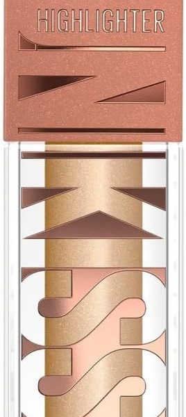 مايبيلين نيويورك هايلايتر سائل جلو من صن كيسر - 21 اول ستار، تركيبة قابلة للبناء وتذوب الى البشرة مع دايموند داست لتوهج مشع