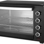 جيباس فرن كهربائي سعة 48 لتر - G04451| وظيفة الحمل الحراري والمشواة، مثالي للشواء| | مؤقت 60 دقيقة مع جرس | 2000 واط، عناصر تسخين من الستانلس ستيل | اسود | كفالة لمدة عامين