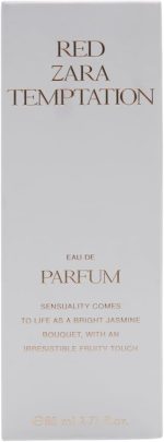 ⁦عطر زارا من داليرنو ريد تيمبتيشن 80 مل او دي بارفان للنساء⁩ - الصورة ⁦3⁩
