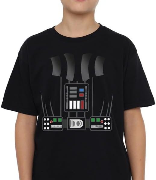ستار ورز تي شيرت ستار ورز Darth Vader للأولاد، تي شيرت للأطفال من الجنسين