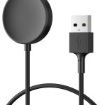 شاحن ساعة USB نوع C لساعة جالكسي 7/6 كلاسيك/6/5 برو/5/4/4 كلاسيك/3/اكتيف 2/اكتيف 1، 1 متر/3.3 قدم، شاحن جالكسي مغناطيسي (USB اسود، 50 سم)