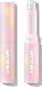 شيجلام قلم ظلال عيون من كريستال جيلي جليز، قلم تحديد العيون لتفتيح العيون مع فرشاة، سهل المزج ويدوم طويلا - روز جيم
