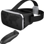 نظارات الواقع الافتراضي الذكية ثلاثية الابعاد مطورة من ازوني، نظارات الواقع الافتراضي ثلاثية الابعاد HD مع ضوء ازرق لحماية العين متوافقة مع انظمة اندرويد واي او اس ويمكن استخدامها لدعم قصر النظر