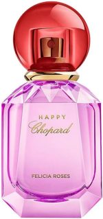 شوبارد عطر هابي فيليسيا روزيز للنساء - روائح التوت الاحمر والارجواني والجريب فروت الوردي وفول التونكا - يلهم التفاؤل وحب الذات - رائحة مبهجة - بخاخ او دي بارفان 1.33 اونصة
