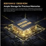 ⁦هاتف ذكي WP23 برو متين مقاوم للماء ثماني النواة 8GB+128GB 6.52 انش HD اندرويد 13 موبايل 10600mAh كاميرا 13MP ان اف سي⁩ - الصورة ⁦2⁩