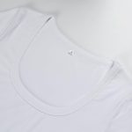 ⁦تي شيرت بيسيك كاجوال بقصة ضيقة وقبة مفتوحة واكمام قصيرة وقصة ضيقة للنساء⁩ - الصورة ⁦4⁩