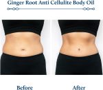 ⁦بلو نكتار زيت تدليك الجسم المضاد للسيلوليت لشد البشرة وتوحيدها وترطيبها | زيت تدليك جذور الزنجبيل الاصلي مع فيتامين B وC النباتي للنساء والرجال (11 عشب، 100 مل)⁩ - الصورة ⁦5⁩