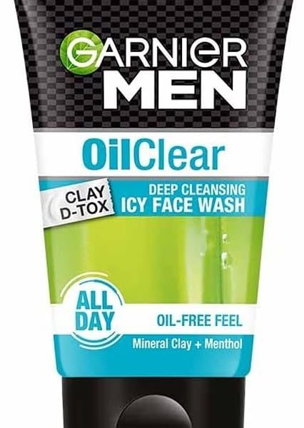 جارنيير غسول الوجه اويل كلير للرجال، 100 غرام، 100 جرام