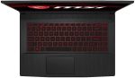 ⁦MSI لابتوب العاب GF65 رفيع 10SDR 2020 بشاشة 15.6 انش FHD 144Hz كور I7-10750H حتى 5.0GHz 8GB 512GB NVMe SSD نيفيا GTX 1660TI 6GB كيبورد انجليزي باضاءة خلفية ويندوز 10 اسود⁩ - الصورة ⁦3⁩