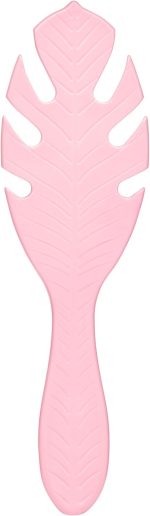 ⁦ويت براش فرشاة فك تشابك الشعر من جو جرين، بينك - فرشاة لفك تشابك الشعر - شعيرات انتيلي فليكس فائقة النعومة تنزلق عبر التشابك وتفك العقد بلطف مع تقليل الالم وتقصف الأطراف والتقصف⁩ - الصورة ⁦2⁩