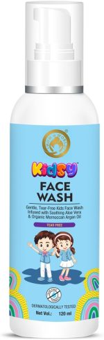 ⁦موم اند وورلد غسول وجه خال من الدموع من كيدسي، 120 مل (بدون كبريتات الصوديوم والبارابين) - مع زيت الارغان، الوفيرا⁩ - الصورة ⁦8⁩