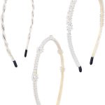 3 قطع من ربطات الشعر اللؤلؤ من يلو تشايمز، اكسسوارات شعر للبنات والنساء والاطفال (عبوة من 3 قطع)