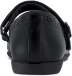 ⁦لندن فوغ حذاء الزي المدرسي للفتيات الصغيرات بمقاسات ماري جين والباليه مسطح⁩ - الصورة ⁦3⁩