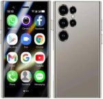 جوال ميني ميني S24 برو ماكس ثنائي شرائح الاتصال الجيل الثالث 2GB 16GB 3 انش 1000mAh اصغر هاتف ذكي صغير من ميني (ذهبي نجوم)