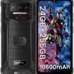 هاتف ذكي WP23 بلس مقاوم للماء 24GB+256GB بطارية 10600mAh شاشة 6.55 انش اندرويد 14