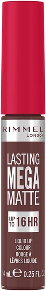ريميل احمر شفاه سائل لاستينج ميجا مات من لندن - 810 - بلوم ذيس شو، 7.4 مل
