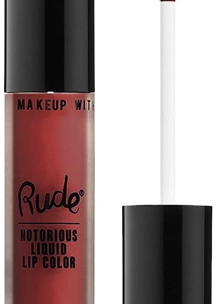 رود احمر شفاه سائل طويل نوتوريوس ريتش من كوزماتيكس - لون شفاه هيل تو باي للنساء، 0.1 اونصة