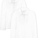 قميص بولو من بيكيه بأكمام طويلة للفتيات الصغيرات من ذا كيدز بليس