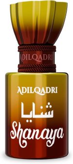 عطر شانايا فاخر للجنسين خال من الكحول بنسبة 100% ويدوم طويلا من عادل قادري، عطر طبيعي مقطر (6 مل)