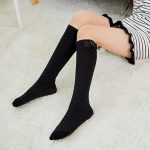 ⁦ChicAbode 4 Pairs Girls Mesh Stockings, Bow Style Knee High Socks, Girls Over The Knee Socks, Mesh Diamond Check Middle Tall Socks for Everyday, School, Home, Long⁩ - الصورة ⁦3⁩
