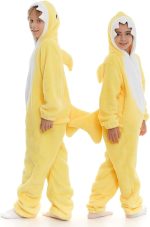 اتش اس سي تيك لباس واحد فاخر للاطفال من الفلانيل بوجهين مع هودي (مجموعة واحدة لقطعة واحدة)