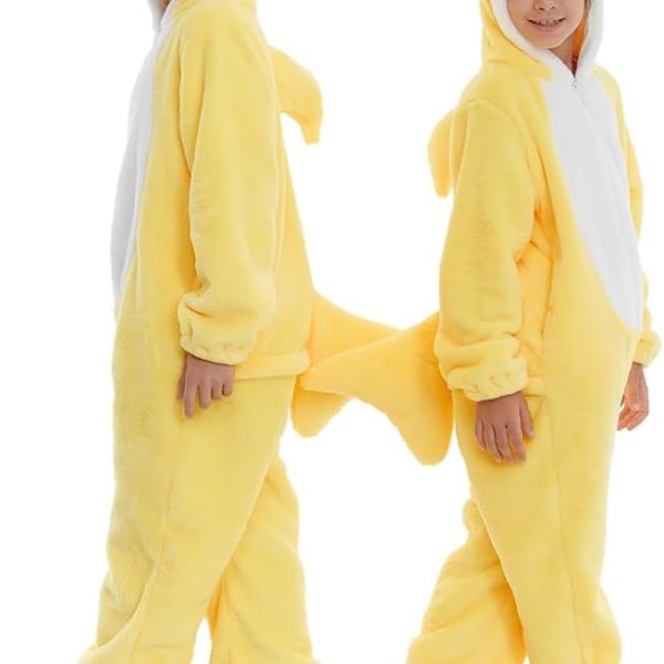 اتش اس سي تيك لباس واحد فاخر للاطفال من الفلانيل بوجهين مع هودي (مجموعة واحدة لقطعة واحدة)