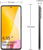 ⁦Xiaomi 12 Lite 5G (8GB RAM, 256) - تصميم نحيف خفيف الوزن | كاميرا ثلاثية 108MP مستوى استوديو | شحن توربو ذكي 67W | شاشة AMOLED 120Hz⁩ - الصورة ⁦3⁩