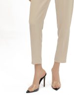 ⁦صندل نسائي من شيون شايي بمقدمة مدببة وكعب مدبب وحزام شفاف وكعب عالي سهل الارتداء للنساء⁩ - الصورة ⁦8⁩