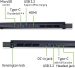 ⁦ايسر لابتوب بريداتور هيليوس نيو 14 للالعاب بتقنية الذكاء الاصطناعي، بطاقة عرض مرئي جيفورس RTX 4070، شاشة 14.5 انش WQXGA (2560×1600، 100% sRGB، جي-سينك)، انتل 16 كور الترا 7 155H، اضاءة خلفية RGB⁩ - الصورة ⁦6⁩