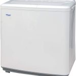 سوبر جينيرال غسالة نصف اوتوماتيك بحوضين بوزن 10 كغم، غسالة تحميل علوي فعالة مع صندوق تروس منخفض الضوضاء، تجفيف بالدوران، SGW-1056-N، 84 × 49 × 92 سم، ضمان لمدة عام