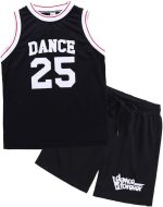 ⁦طقم توب بدون اكمام وشورت للاولاد مكون من قطعتين، زي هيب هوب لرقص الشارع وكرة السلة⁩ - الصورة ⁦7⁩