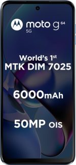 ⁦موتورولا G64 شبكة الجيل الخامس 5G (ازرق لؤلؤي، ذاكرة رام 8 جيجابايت، تخزين 128 جيجابايت)⁩ - الصورة ⁦2⁩