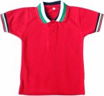 تي شيرت لليوم الوطني لدولة الامارات العربية المتحدة من فام للاطفال بعمر 4,5 سنوات - زي اليوم الوطني - تي شيرت علم الامارات العربية المتحدة - فستان يوم علم الامارات - موضوع العلم (احمر)