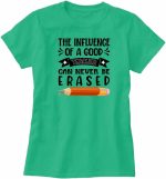 ⁦تي شيرتات نسائية مطبوعة ليوم المعلم هدية للمعلمين البالغين من القطن الناعم، ملابس كاجوال مريحة، بلايز تقدير المعلم⁩ - الصورة ⁦3⁩