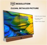 ⁦شاشة ذكية محمولة 24 انش مع تلفزيون جوجل، لايف 24P100 سلسلة كومبانيون 1080P FHD، شاشة غير لامعة، HDR10، صوت دولبي، LED، بلوتوث، كروم كاست ومساعد جوجل⁩ - الصورة ⁦4⁩