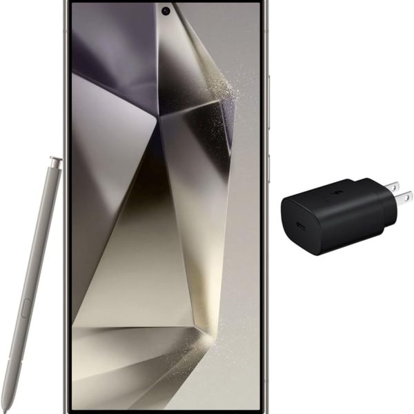 سامسونج جوال جالكسي S24 الترا الذكي 512GB بالذكاء الاصطناعي بنظام اندرويد غير مقفل بدقة 200MP وكاميرا تكبير 100x وعمر بطارية طويل وقلم S اصدار عالمي 2024 - رمادي تيتانيوم