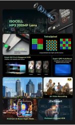 ⁦جوال سايبر 15 متين G99 اصدار عالمي 200MP 24 (12+12) GB RAM + ذاكرة روم 256GB 6.6 انش FHD+ 2K بطارية 6280mAh⁩ - الصورة ⁦4⁩